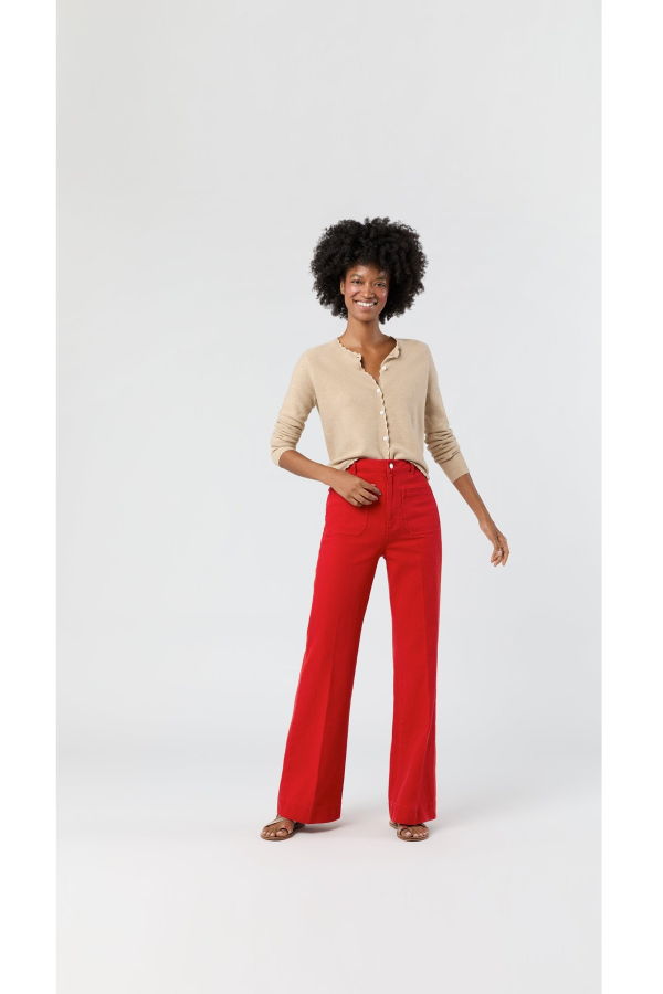 MASHBURN Aloise Cardigan - Crema Cotton/Silk