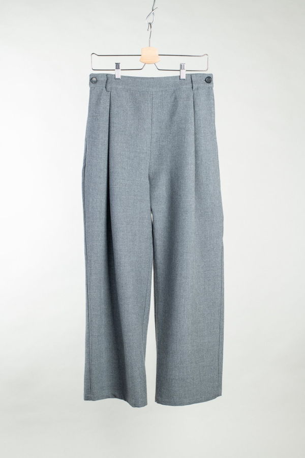 CAWLEY STUDIO British Wool Georgia Trousers - Light Grey