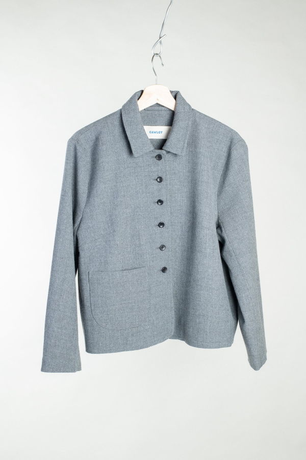 CAWLEY STUDIO British Wool Lillie Jacket - Light Grey