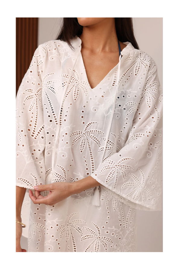 Shore Emily Mini Dress - White