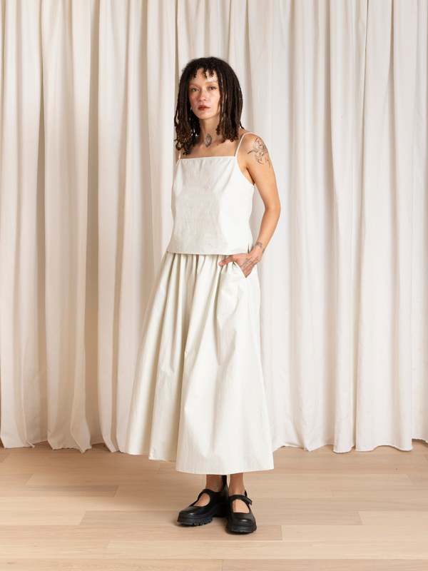 Ali Golden Full Skirt