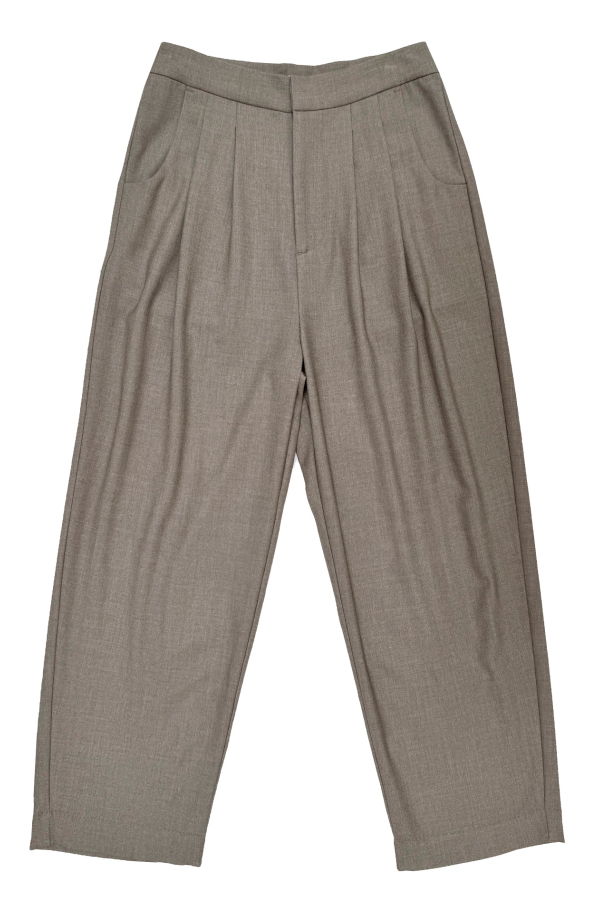 Ali Golden Pleated Pant