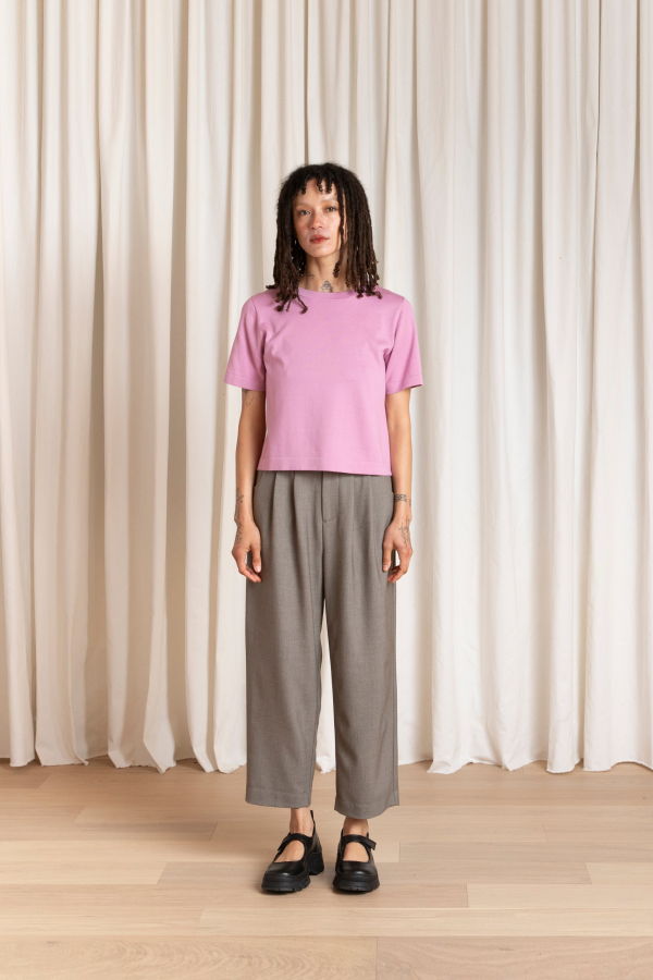 Ali Golden Pleated Pant