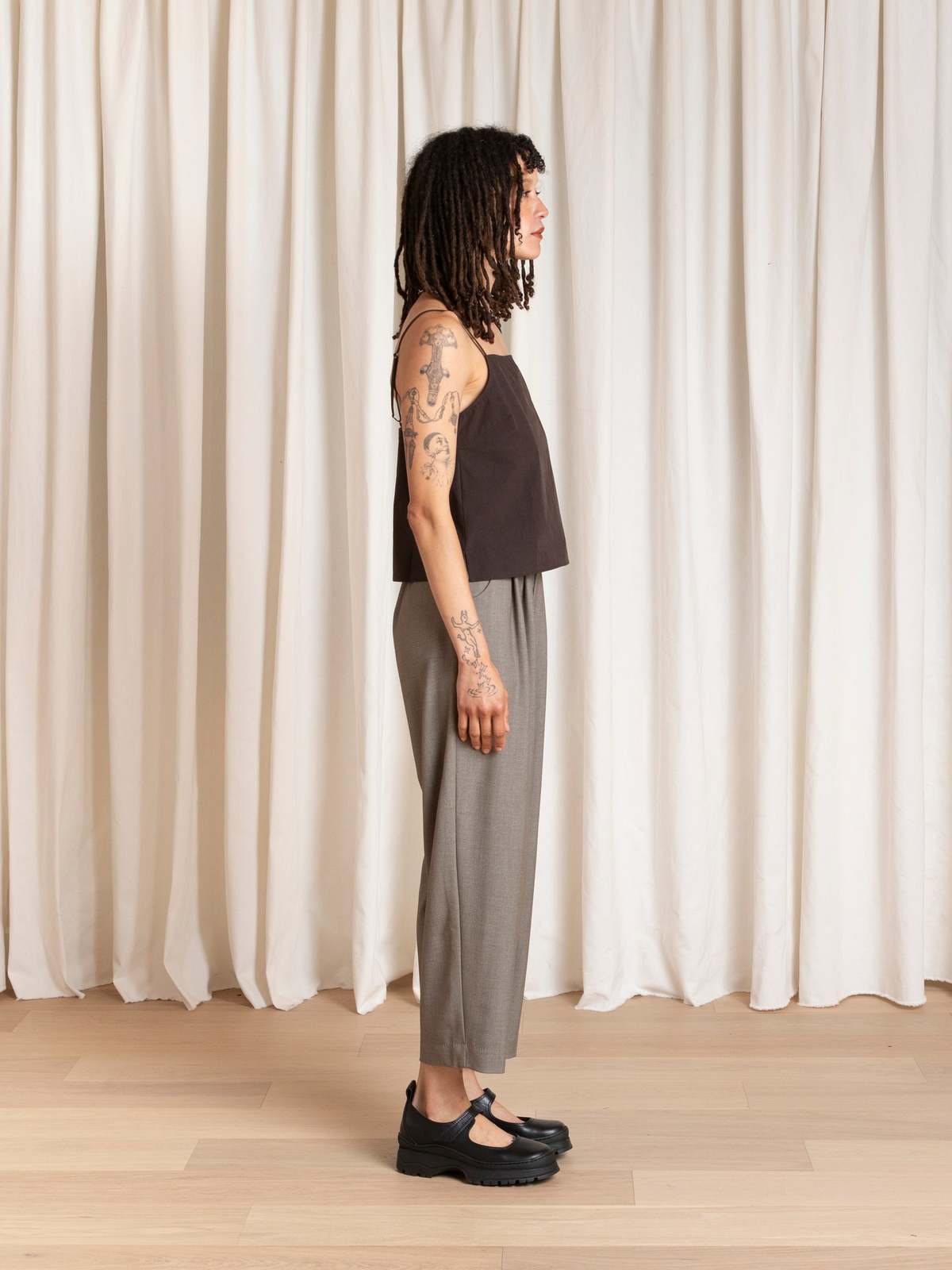 Ali Golden Pleated Pant - Image 11 of 11