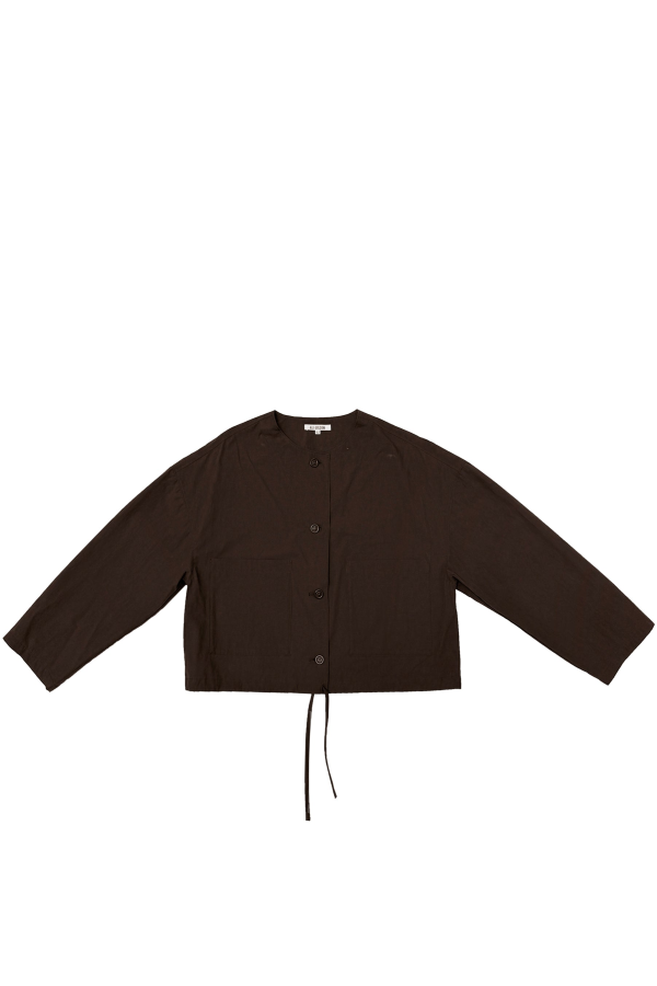 Ali Golden Spring Cropped Drawstring Jacket