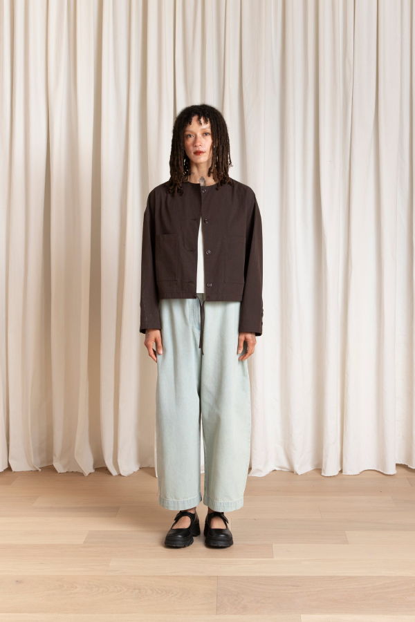 Ali Golden Spring Cropped Drawstring Jacket