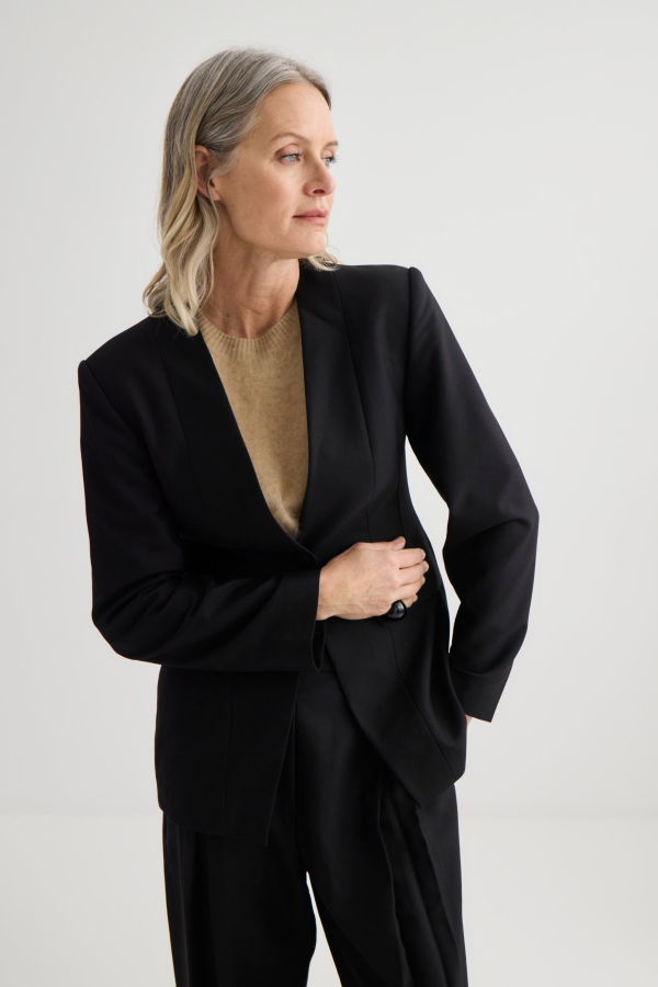 Laing Home Collarless Blazer