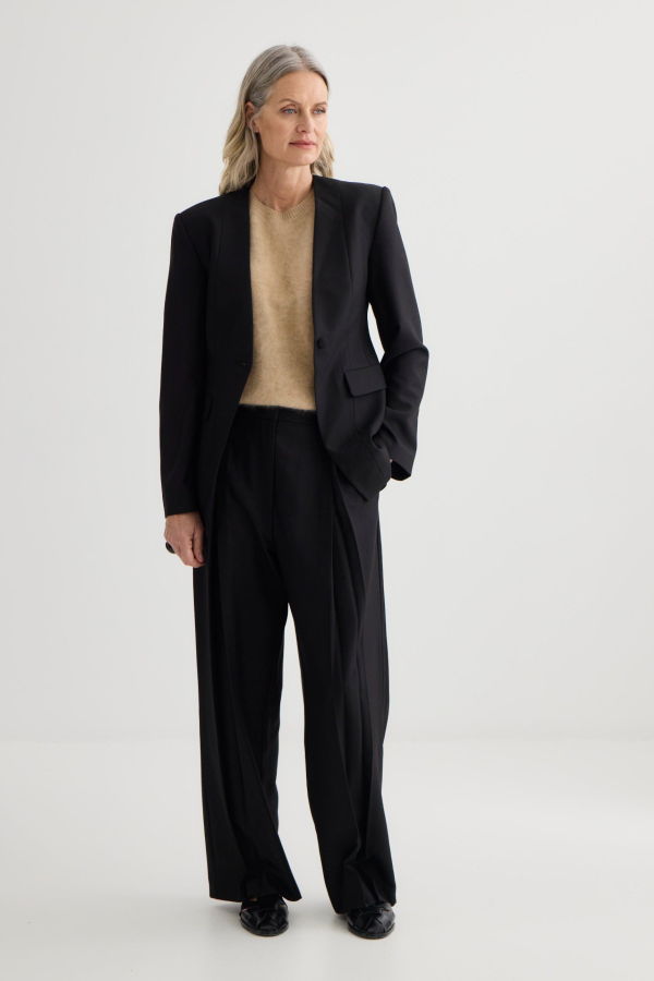 Laing Home Collarless Blazer