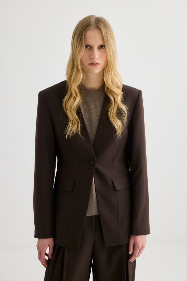 Laing Home Collarless Blazer