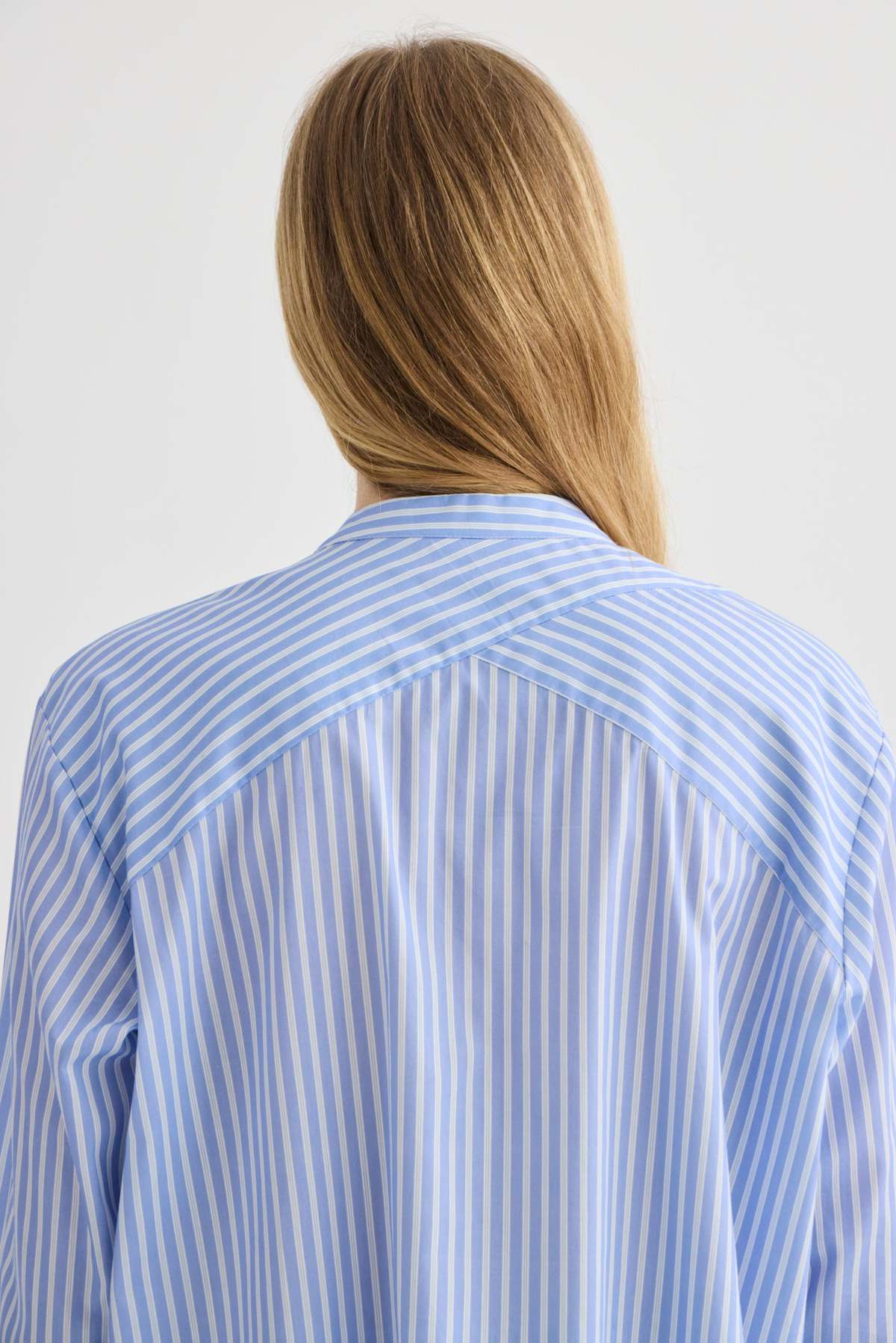 Laing Home Striped Collarless Shirt - Image 6 of 7