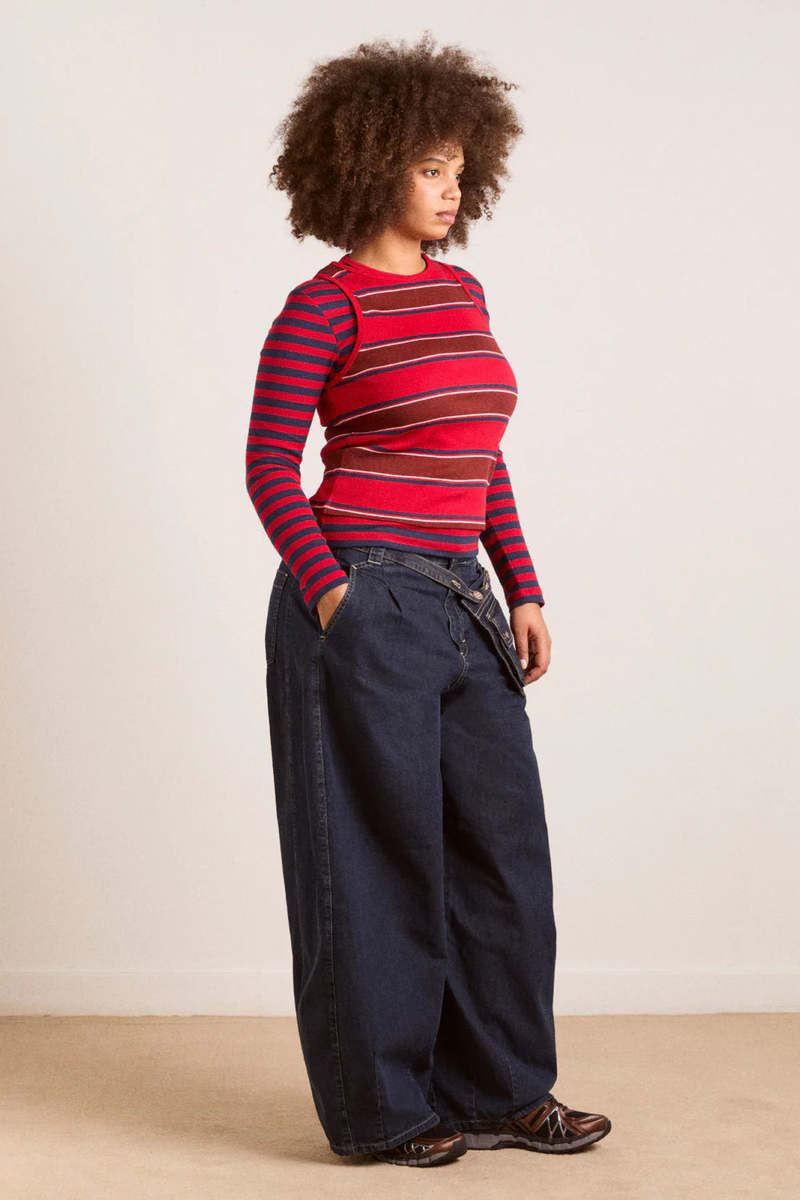 DAMSON MADDER Erika Jean Neptune Wash Jeans