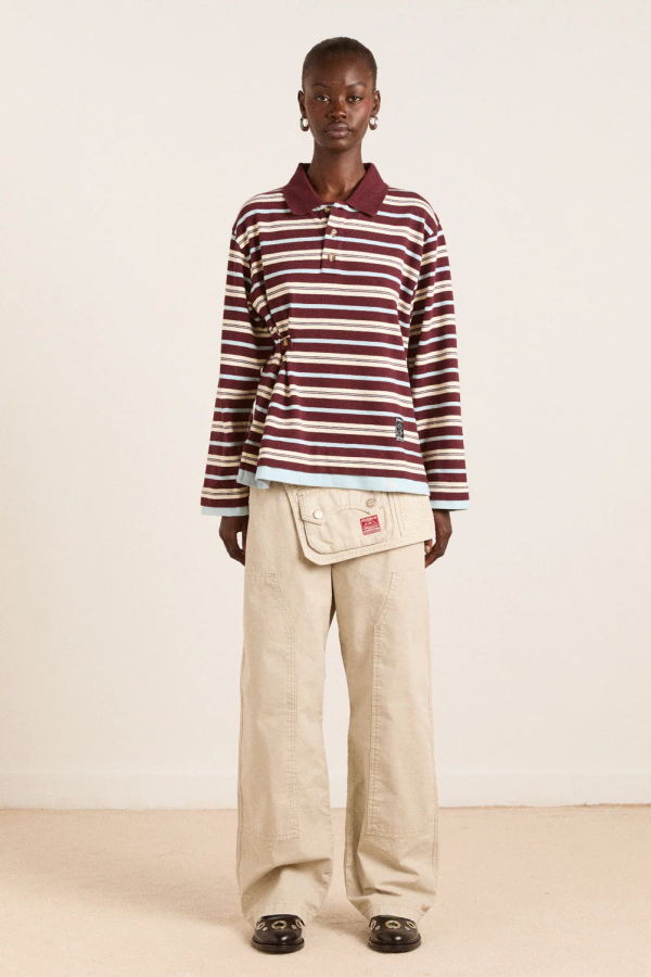 DAMSON MADDER Noah Cinch Layered Rugby Top