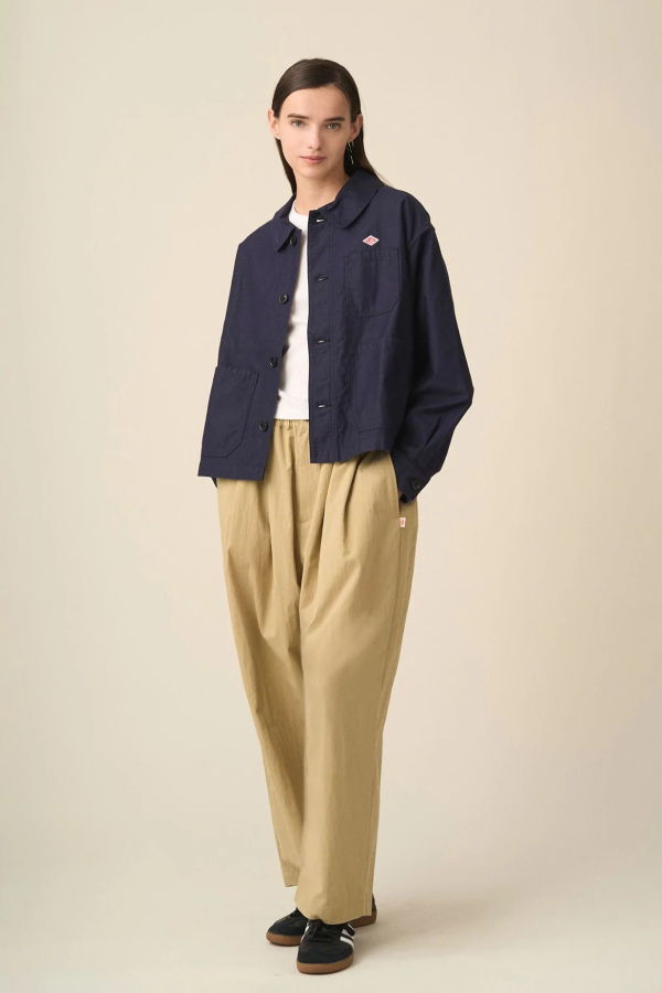 Danton Moleskin Wide Coverall Jacket