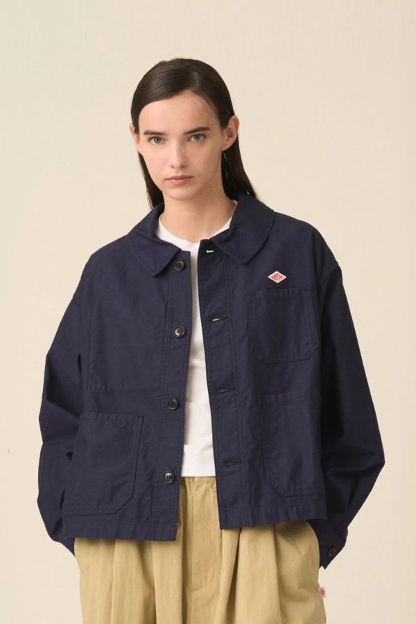Danton Moleskin Wide Coverall Jacket