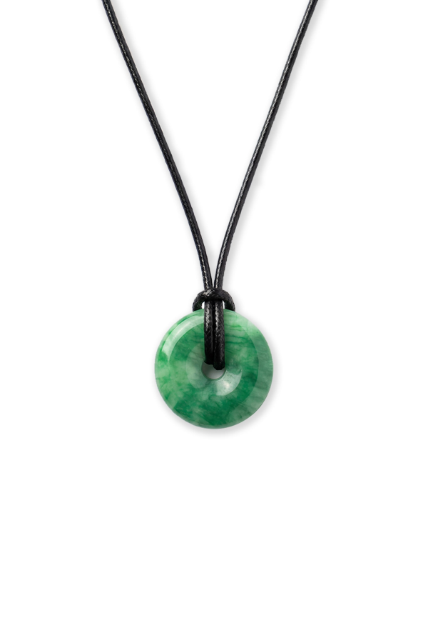 seree Medallion Necklace - Green