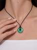 seree Medallion Necklace - Green - Thumbnail 2