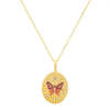 tai Butterfly Coin Necklace - Thumbnail 2