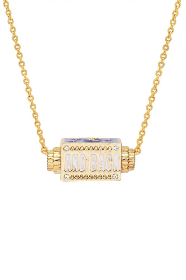 tai Moon and Back Spinner Necklace