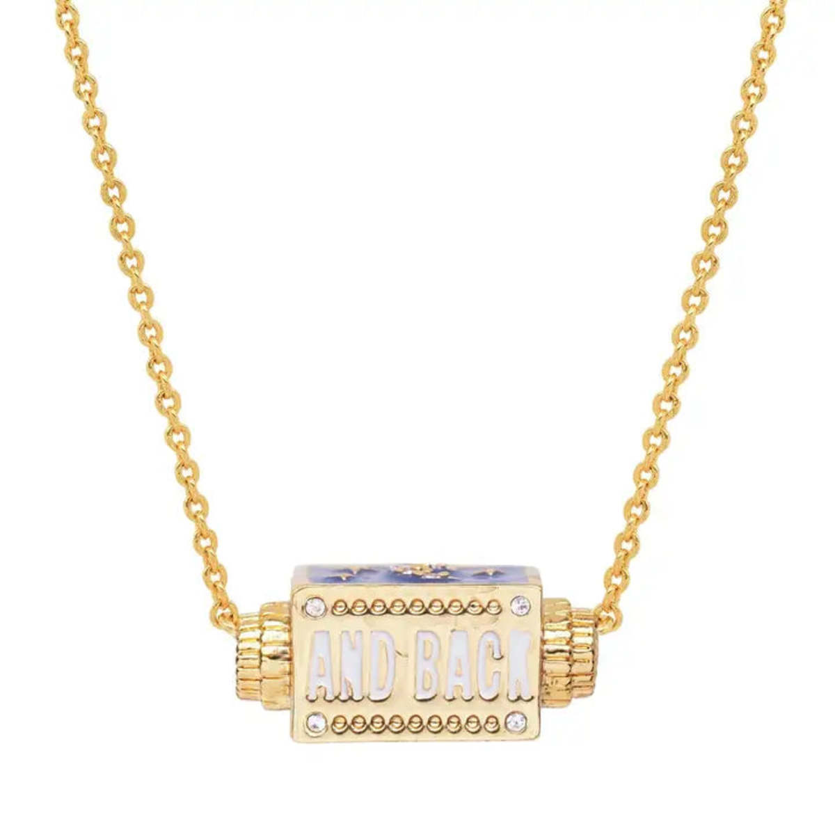 tai Moon and Back Spinner Necklace - Image 2 of 4