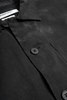 Saturday Project Cupro Overshirt Shirt - Black - Thumbnail 2