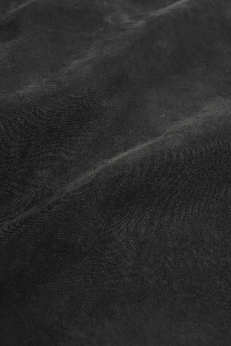 Saturday Project Cupro Overshirt Shirt - Black