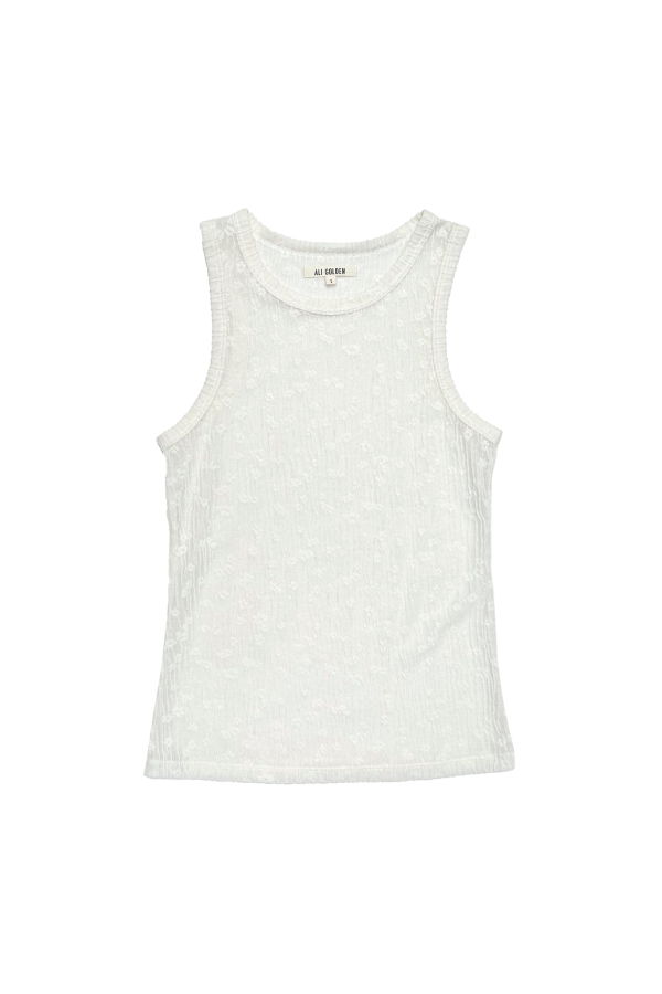 Ali Golden Fitted Tank Top