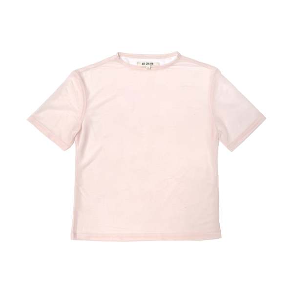 Ali Golden Mesh T-Shirt Top