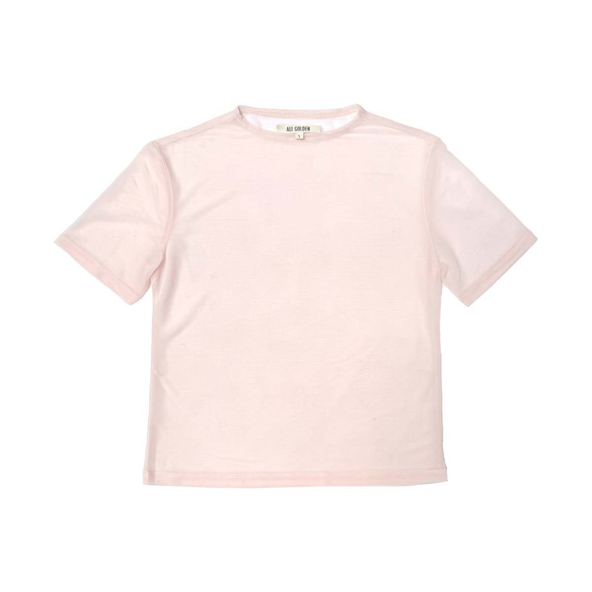 Ali Golden Mesh T-Shirt Top - Image 1 of 9