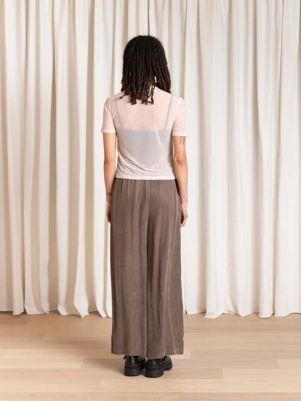 Ali Golden Mesh T-Shirt Top