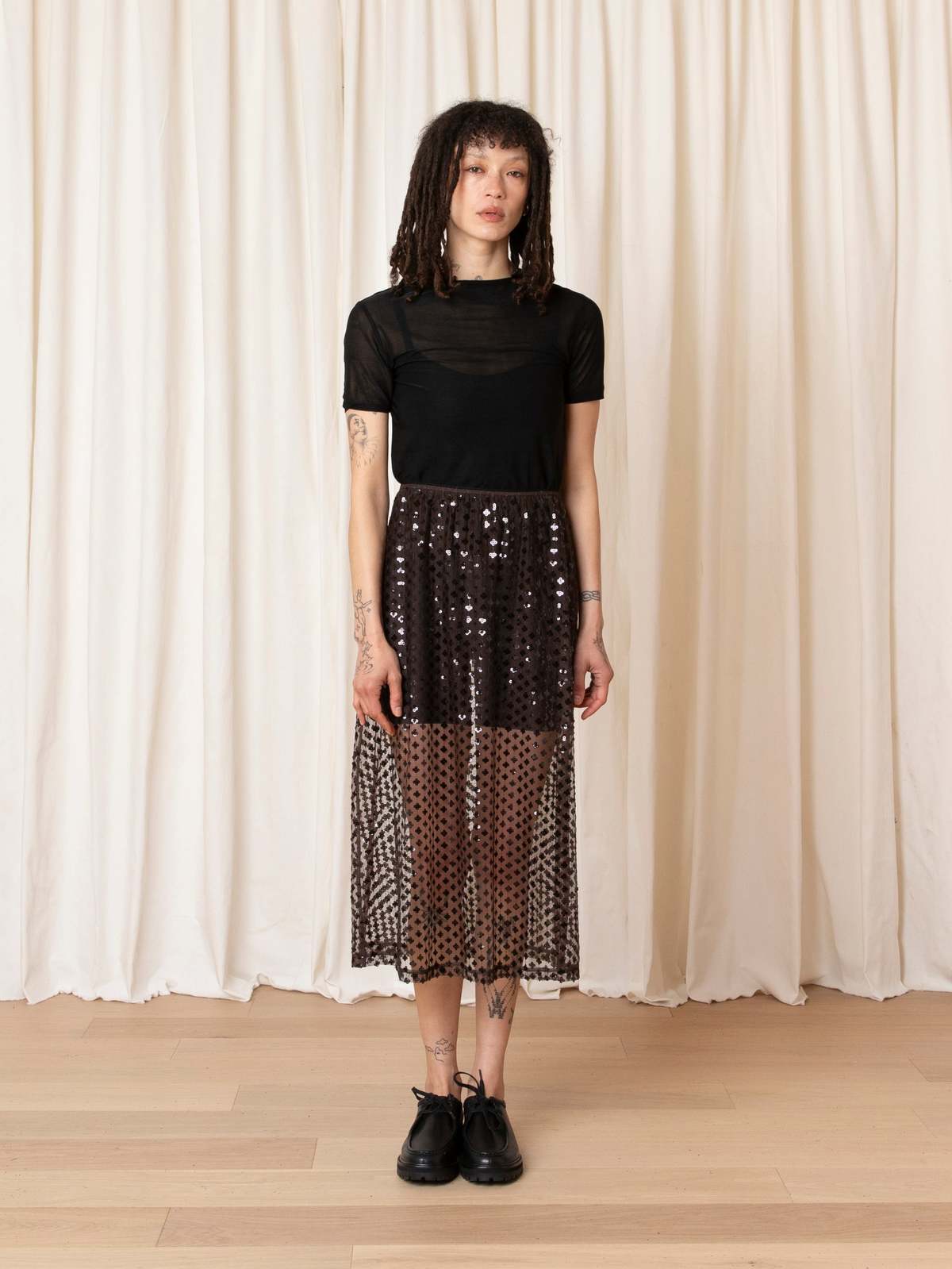 Ali Golden New Mesh Tee - Image 2 of 8