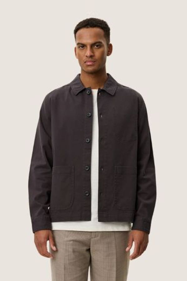 LES DEUX Layton Overshirt - Licorice