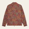 LES DEUX Marseille Jacquard Zip Jacket - Red Dhalia - Thumbnail 4