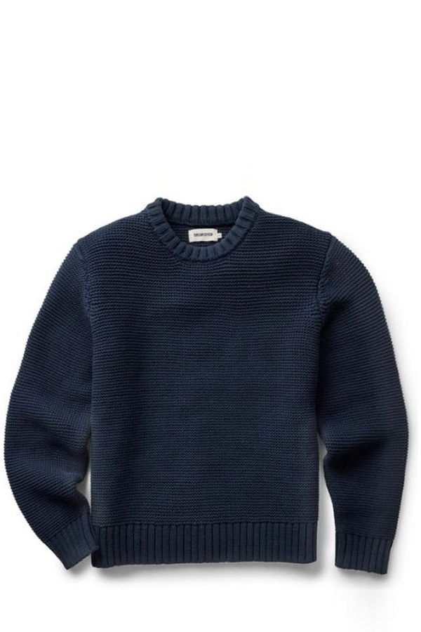 Taylor Stitch Topsail Sweater - Dark Navy