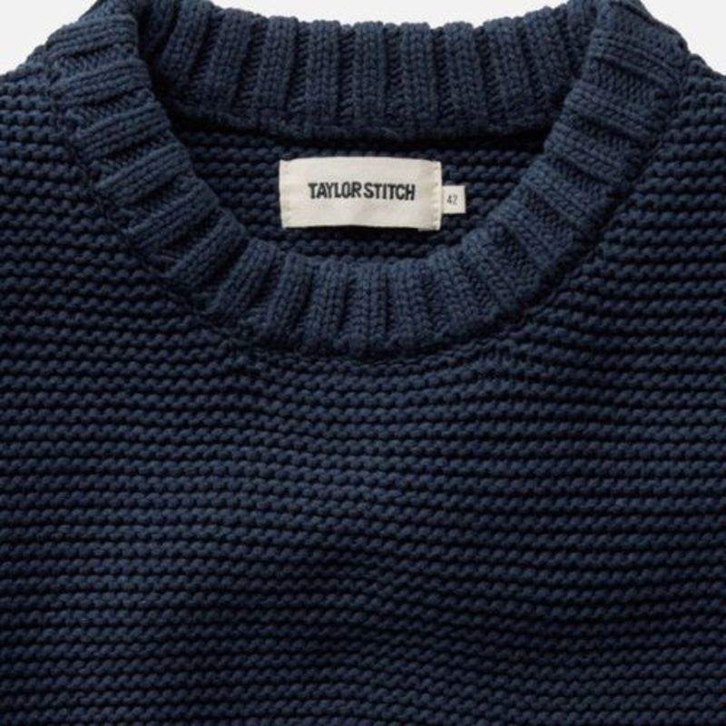 Taylor Stitch Topsail Sweater - Dark Navy