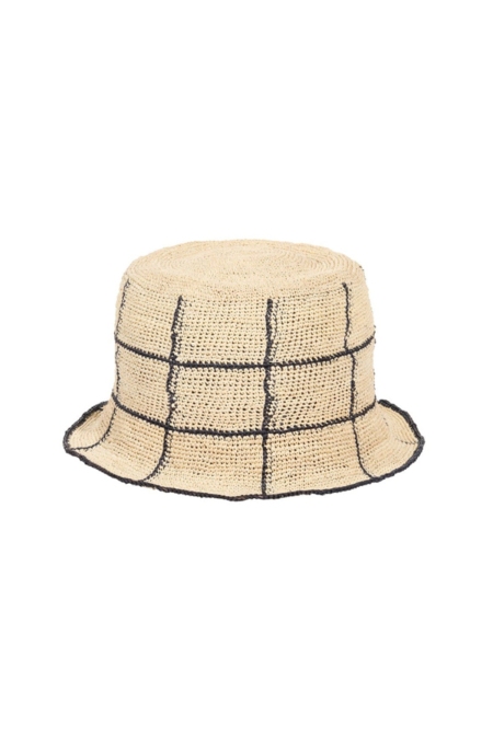 Ganni Bucket Hat - Banana Tree Black | Garmentory