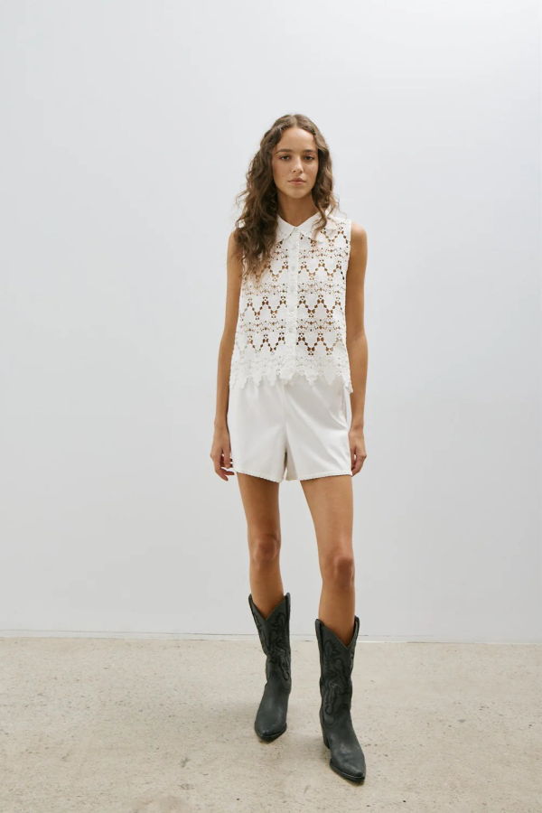 Melissa Nepton Violette Top - Off White