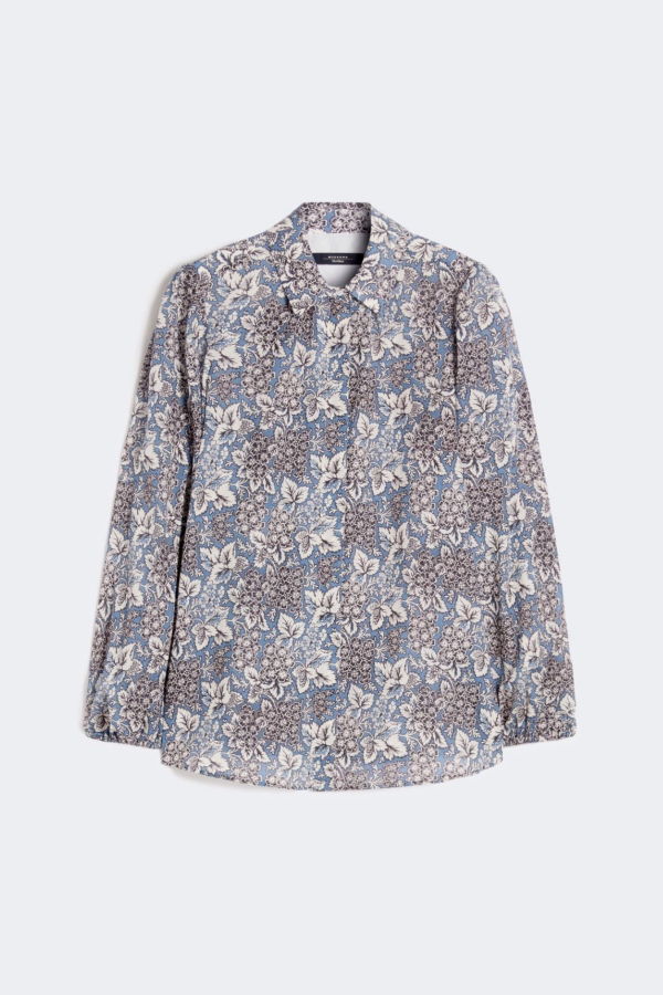 Weekend Max Mara Printed Cotton Voile Shirt