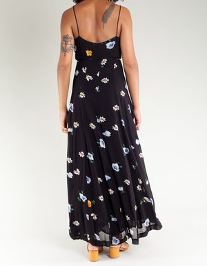 ganni dainty georgette dress