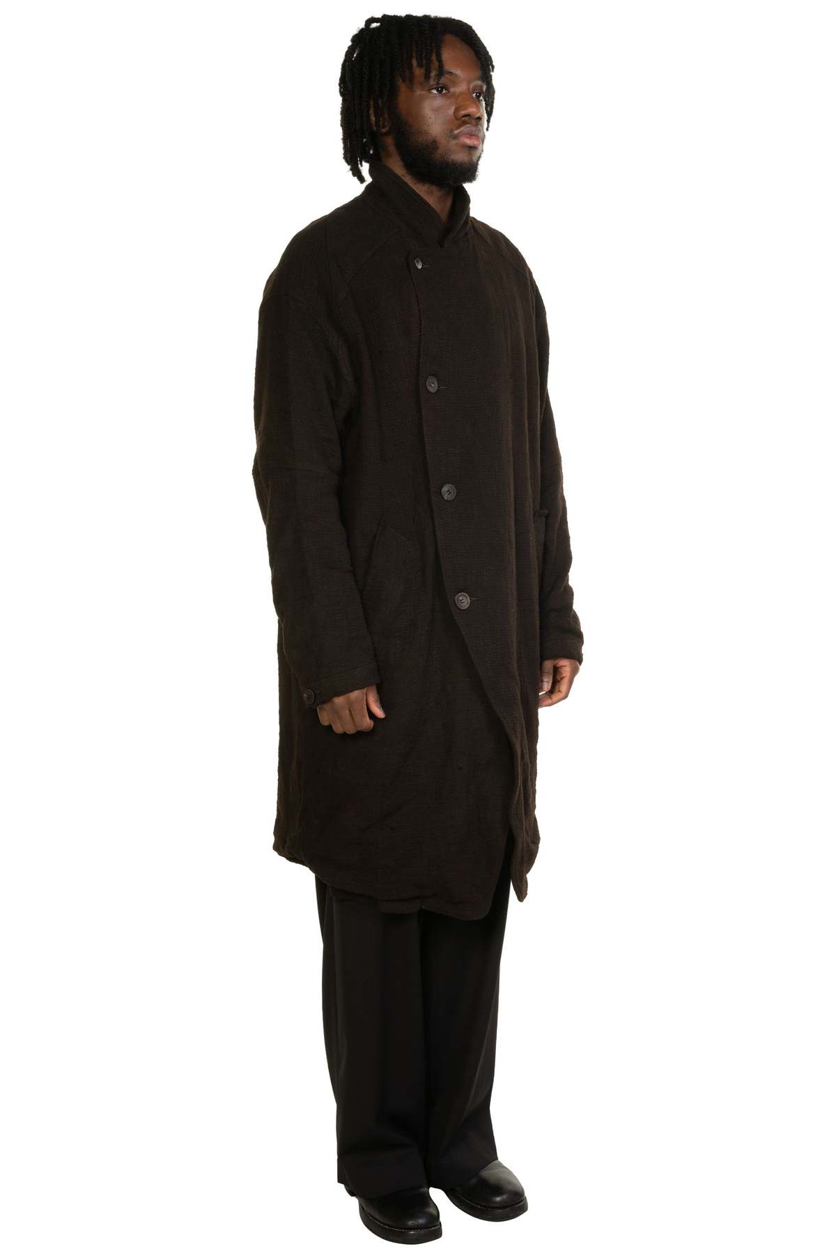 Attempt Distressed Trench Coat - Image 2 of 5