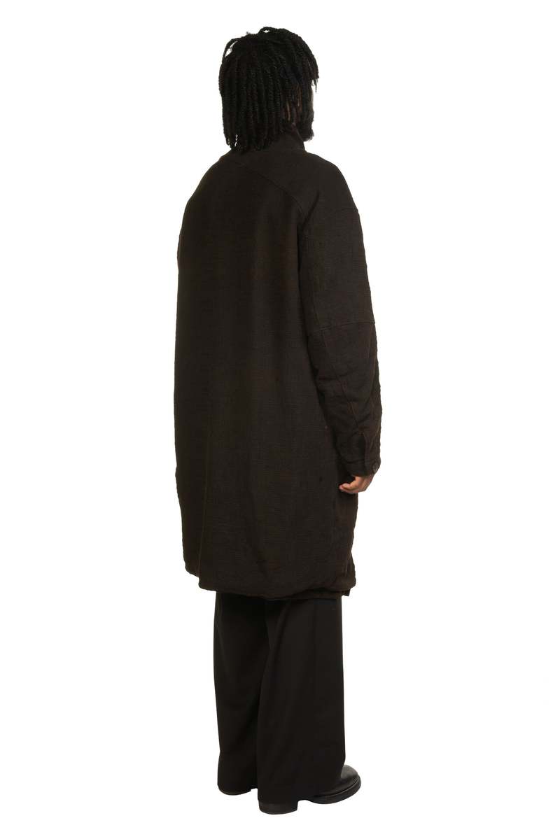 Attempt Distressed Trench Coat