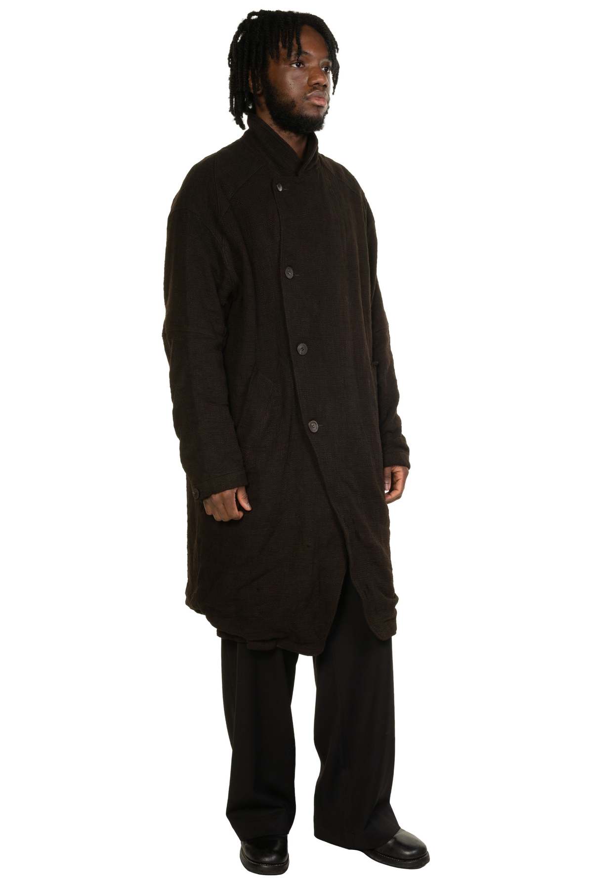 Attempt Distressed Trench Coat - Image 5 of 5