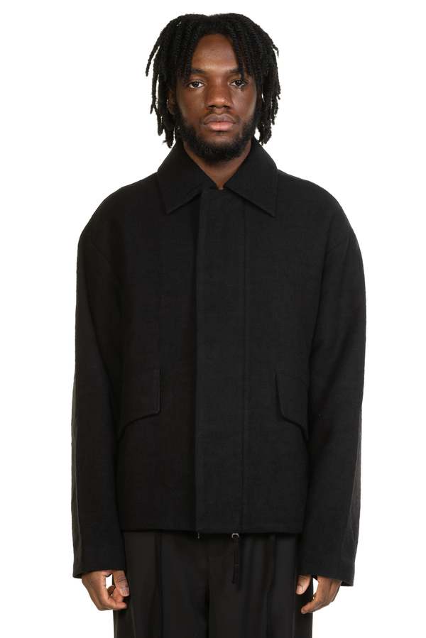 Drop Jacket Attempt Textured Drop Shoulder Jacket | Garmentory