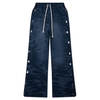 Hellstar SNAP Sweatpants with Flame Pants - Blue - Thumbnail 1