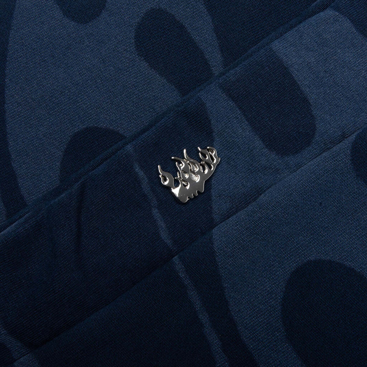 Hellstar SNAP Sweatpants with Flame Pants - Blue - Image 3 of 4