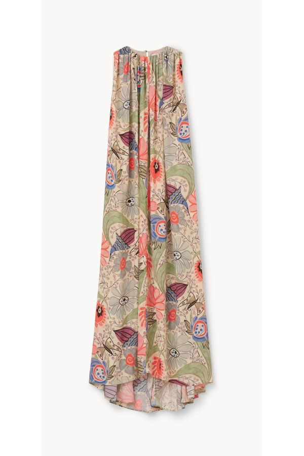 Rodebjer Lobelia Dress - Coral Multi