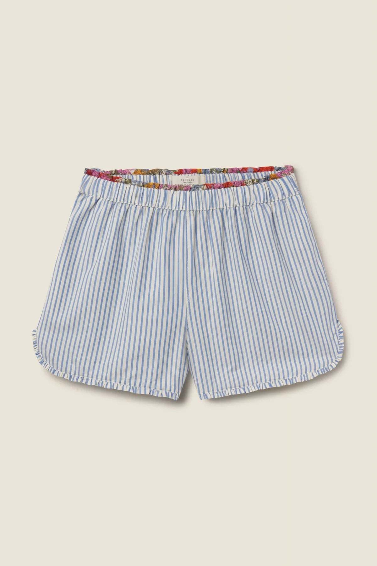 Trovata Birds of Paradise Lucille Short Shorts - Seaside Stripe - Image 3 of 5