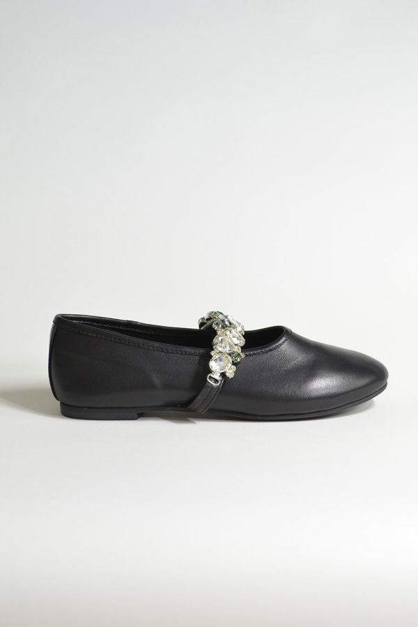 ALL BLACK Ms Bling Flats