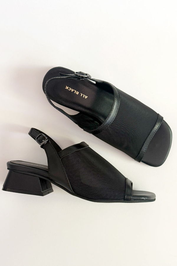 ALL BLACK Sheer Beauty Shoes