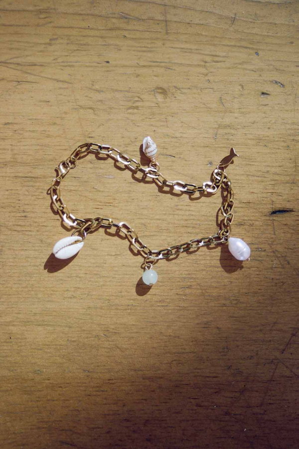 Rawson Noble Anklet - Sea Glass