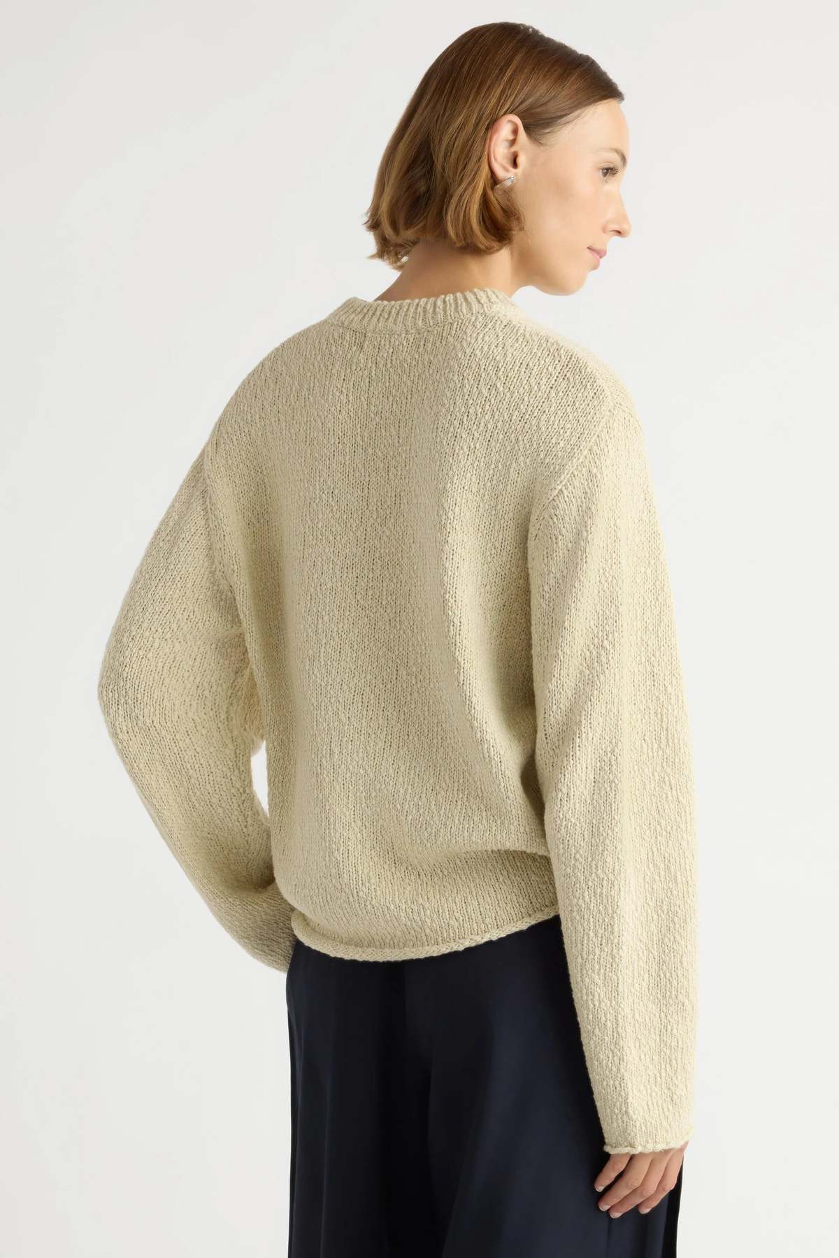 Modern Citizen Sonya Textured Organic Cotton Sweater - Image 4 of 4